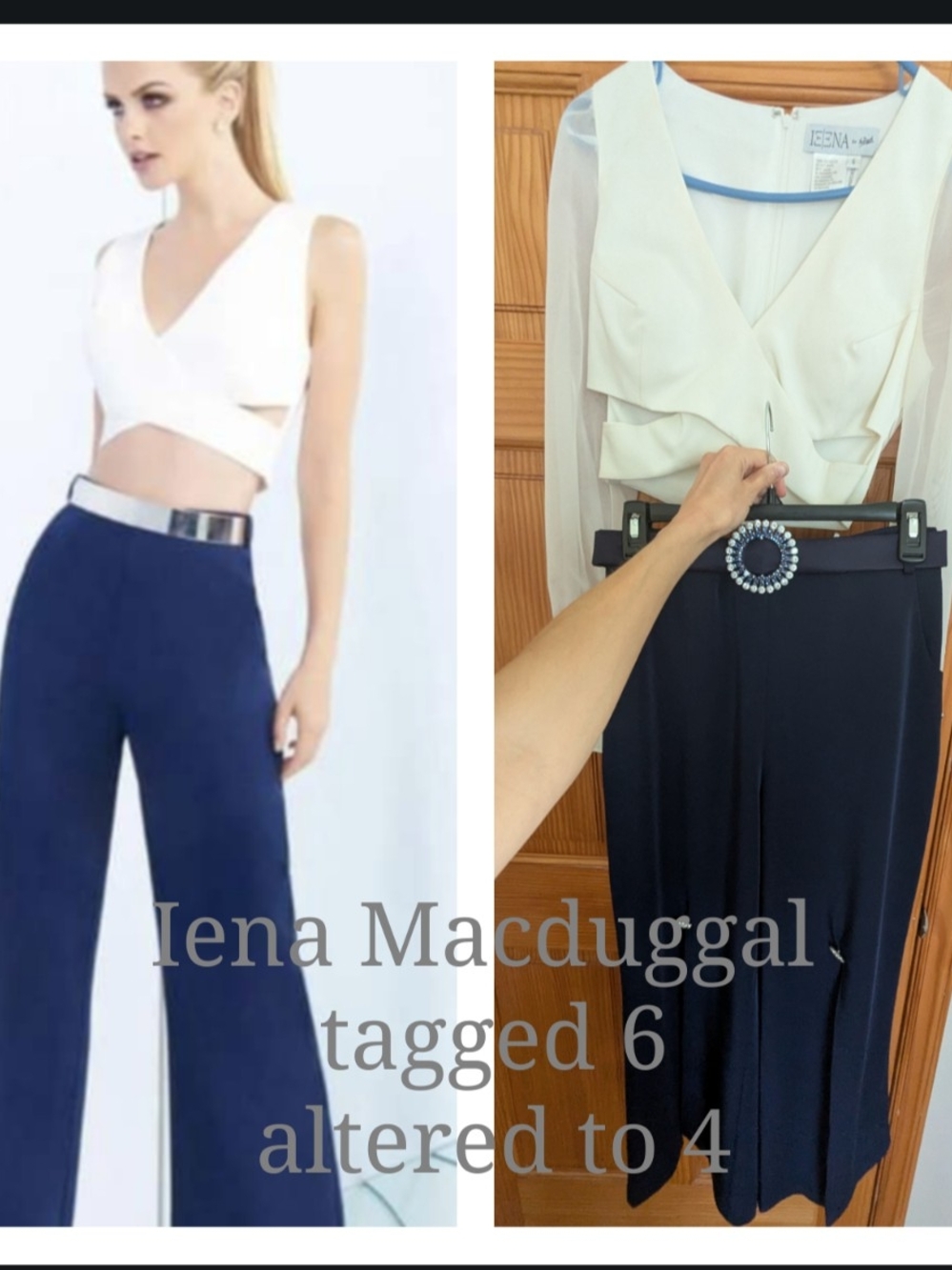 Iena MacDuggal Navy Set